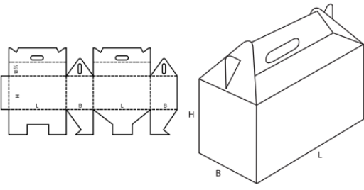 Krabice s obálkovým dnem 0217 Krabice s obálkovým dnem 0217