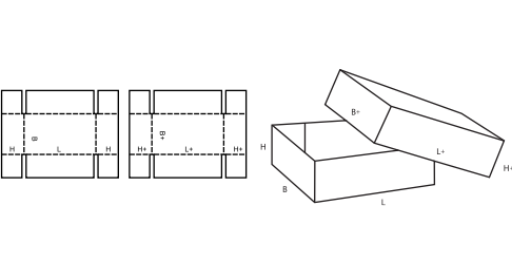 Krabice s víkem 0300 Krabice s víkem 0300
