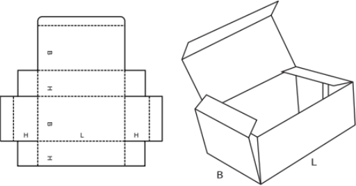 Krabice s klopovým víkem FEFCO 0420 Krabice s klopovým víkem FEFCO 0420