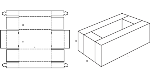 Paletka FEFCO 0431 Paletka FEFCO 0431