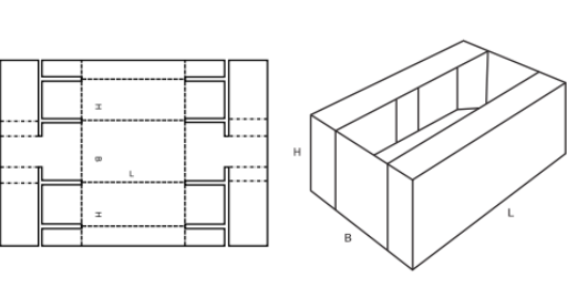 Paletka FEFCO 0434 Paletka FEFCO 0434