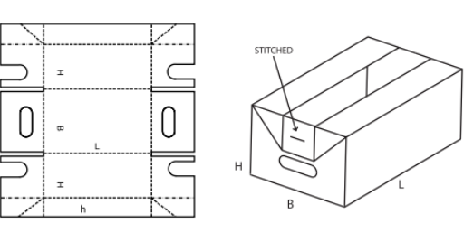 Paletka FEFCO 0434 Paletka FEFCO 0434