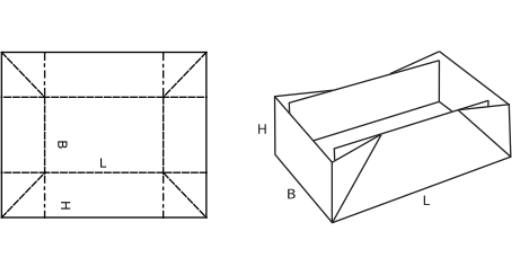 Paletka FEFCO 0449 Paletka FEFCO 0449