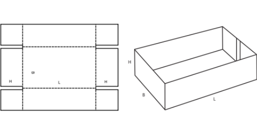 Paletka FEFCO 0453 Paletka FEFCO 0453
