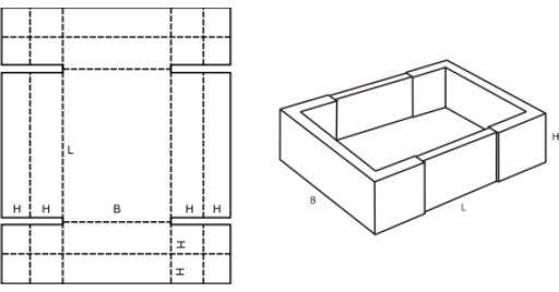 Paletka FEFCO 0456 Paletka FEFCO 0456
