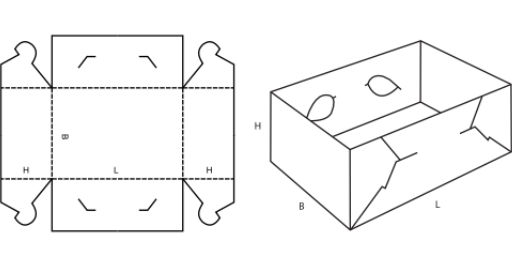 Paletka FEFCO 0457 Paletka FEFCO 0457