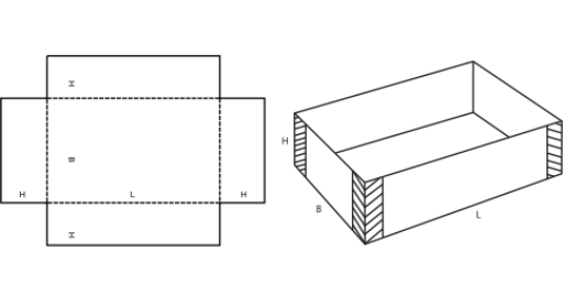Paletka FEFCO 0458 Paletka FEFCO 0458
