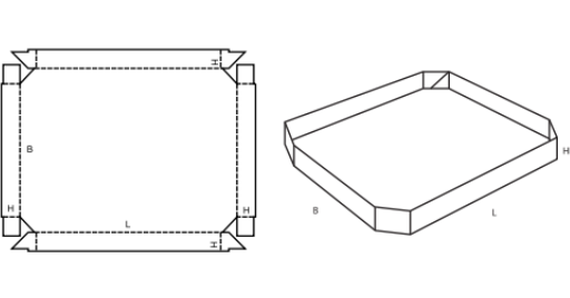 Paletka FEFCO 0459 Paletka FEFCO 0459