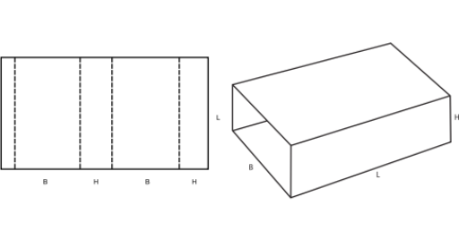 Zasouvací krabice FEFCO 0503 Zasouvací krabice FEFCO 0503