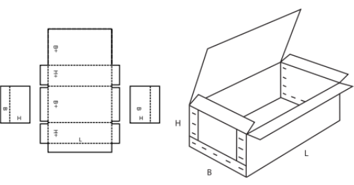Pevná krabice FEFCO 0601 Pevná krabice FEFCO 0601