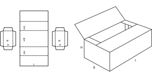 Pevná krabice FEFCO 0605 Pevná krabice FEFCO 0605