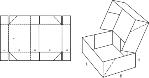 Krabice s víkem FEFCO 0759 Krabice s víkem FEFCO 0759