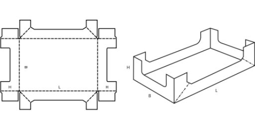Paletka FEFCO 0770 Paletka FEFCO 0770