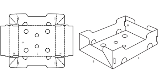 Paletka FEFCO 0772 Paletka FEFCO 0772