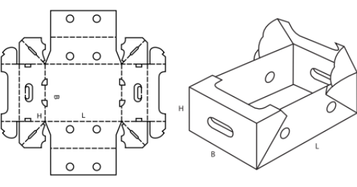 Paletka FEFCO 0774 Paletka FEFCO 0774